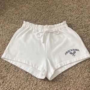 Abercrombie & Fitch sweat shorts with an adjustable waistband
